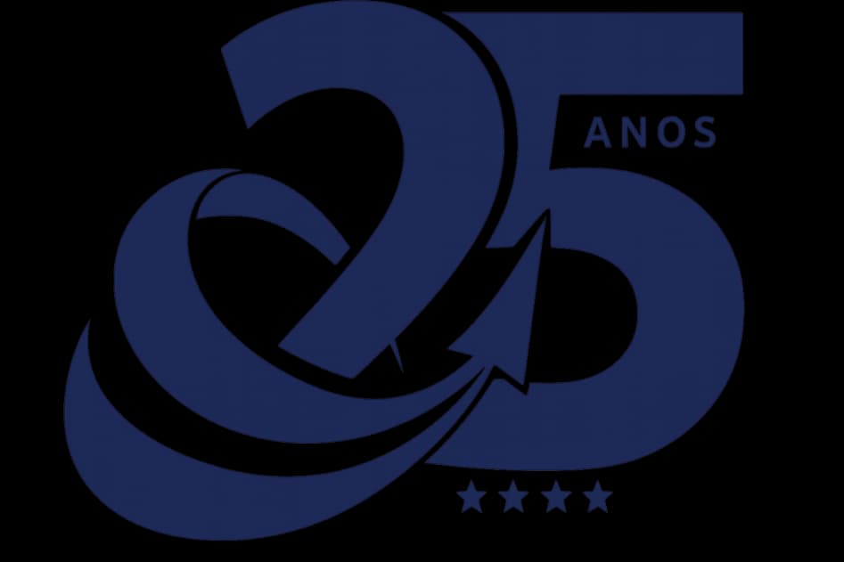 Marca comemorativa dos 25 anos do Quality Group